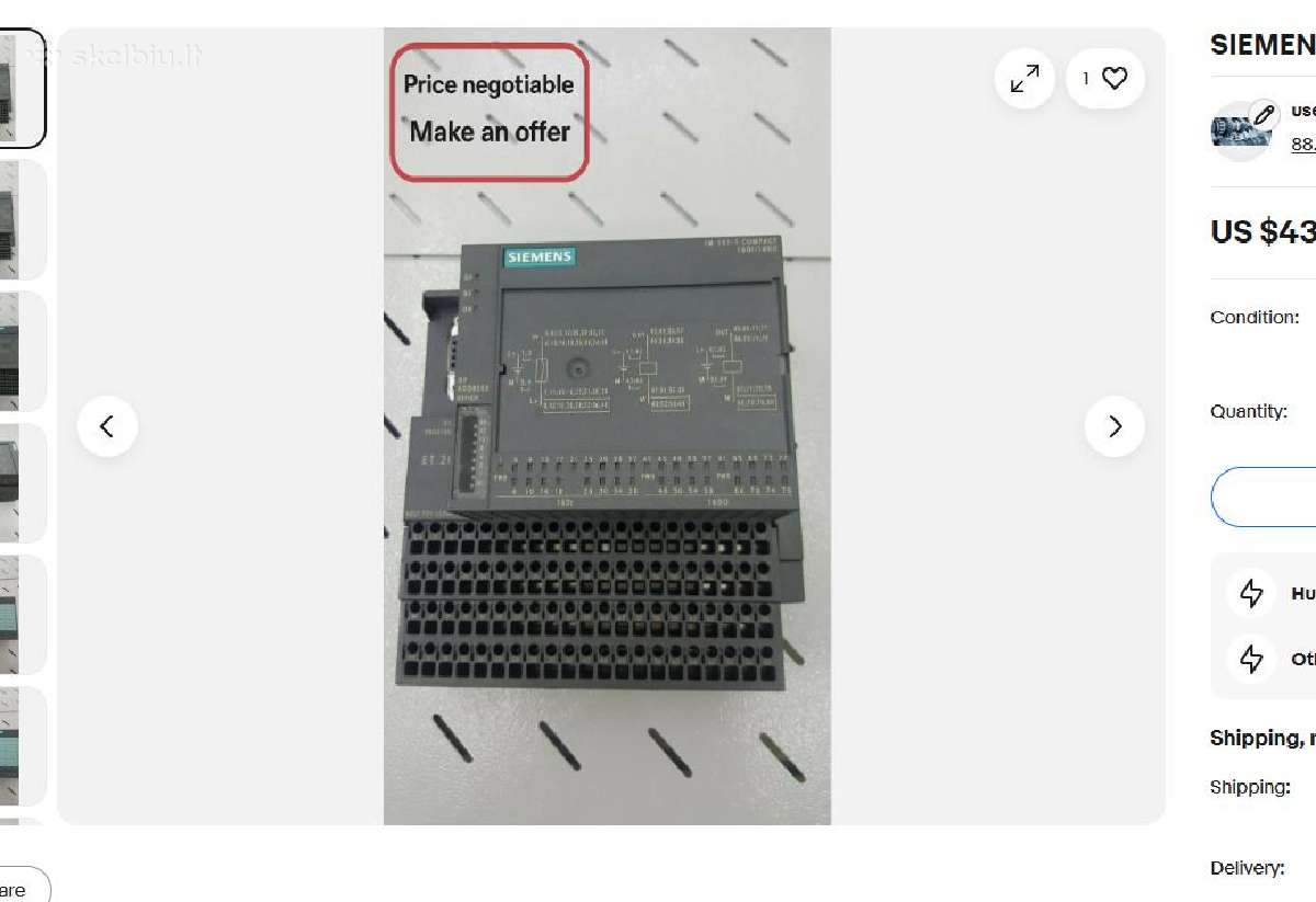 Pramoninės automatikos ir atsarginių dalių lotas - nuotraukos Nr. 2