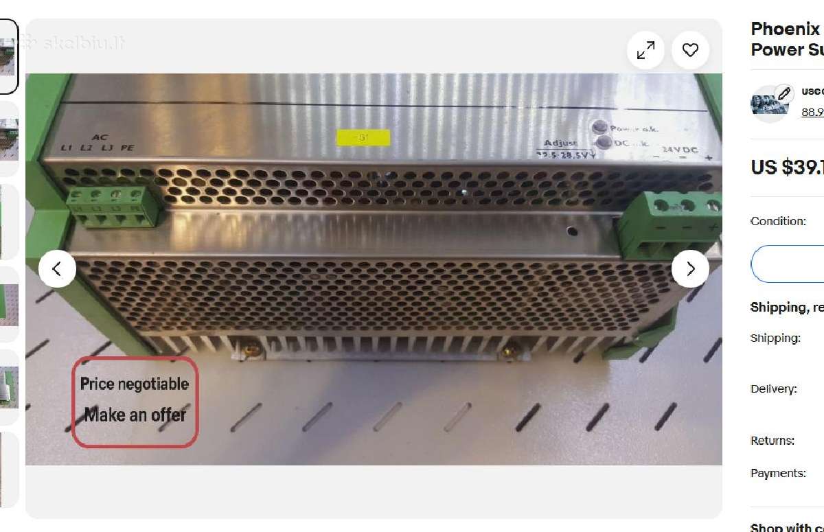 Pramoninės automatikos ir atsarginių dalių lotas - nuotraukos Nr. 8