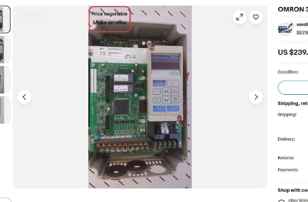 Pramoninės automatikos ir atsarginių dalių lotas - nuotraukos Nr. 9