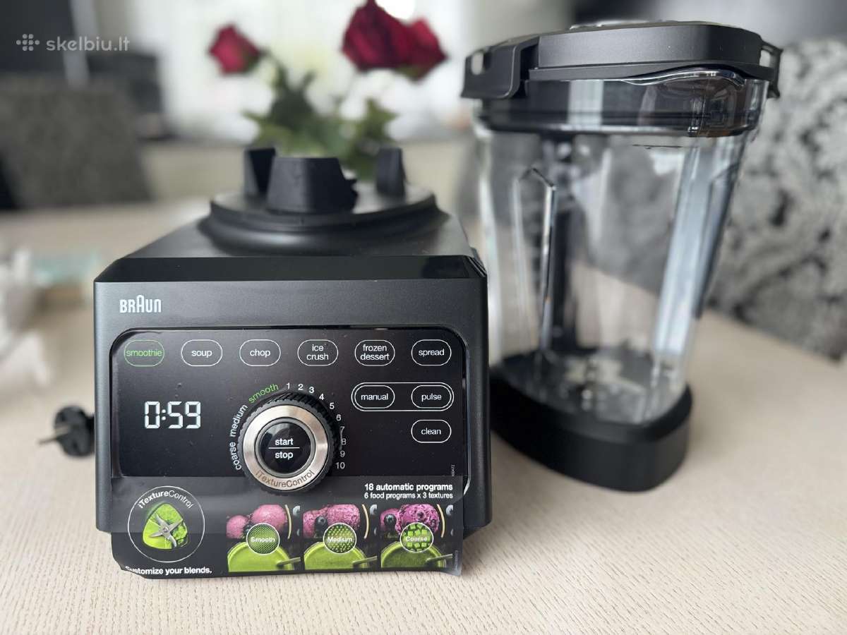Galingas 1600w Braun trintuvas
