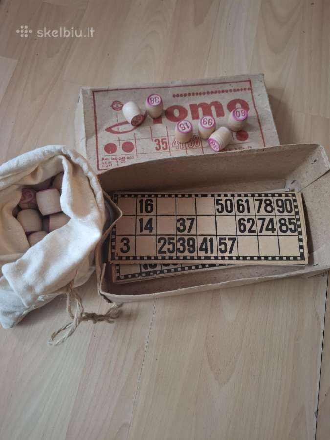 Vintažinis žaidimas Loto - nuotraukos Nr. 2