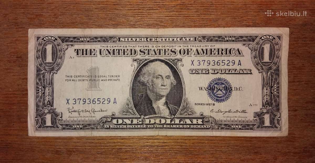 JAV 1 $ banknotas