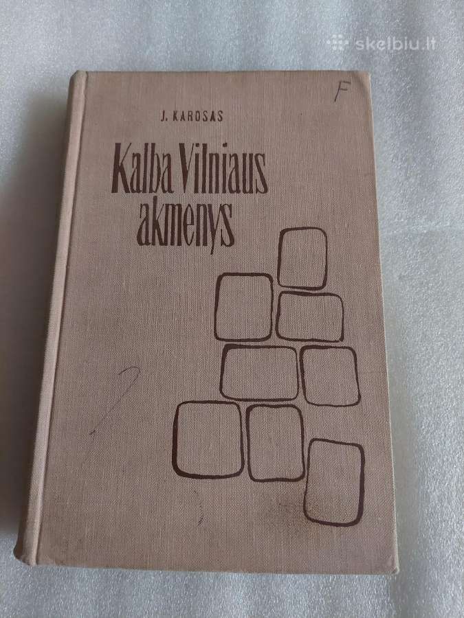 Kalba Vilniaus akmenys