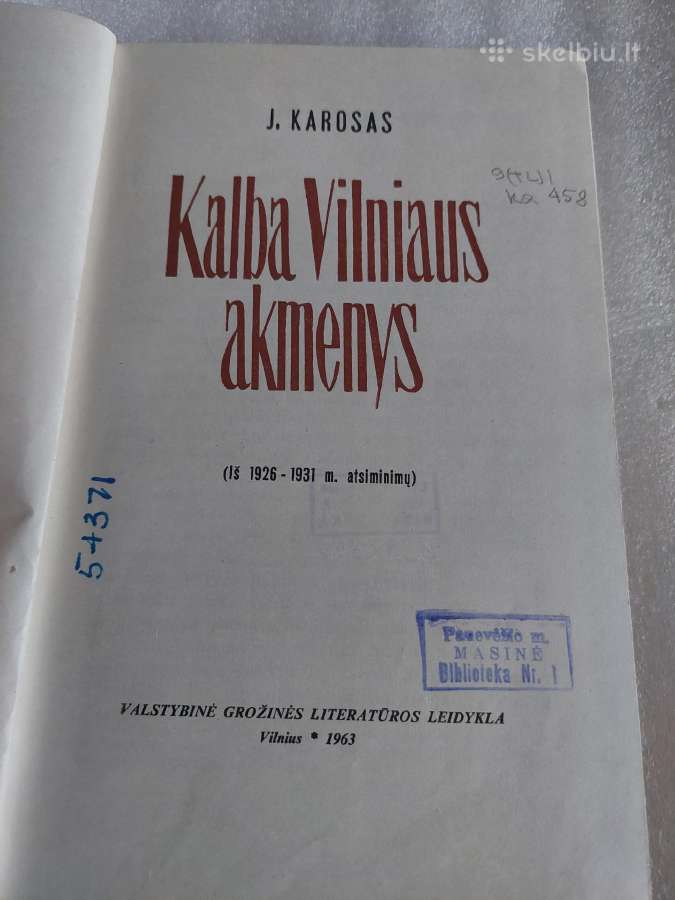 Kalba Vilniaus akmenys - nuotraukos Nr. 2