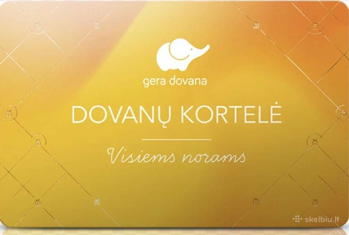 Gera dovana 100 Eur vertės kuponas
