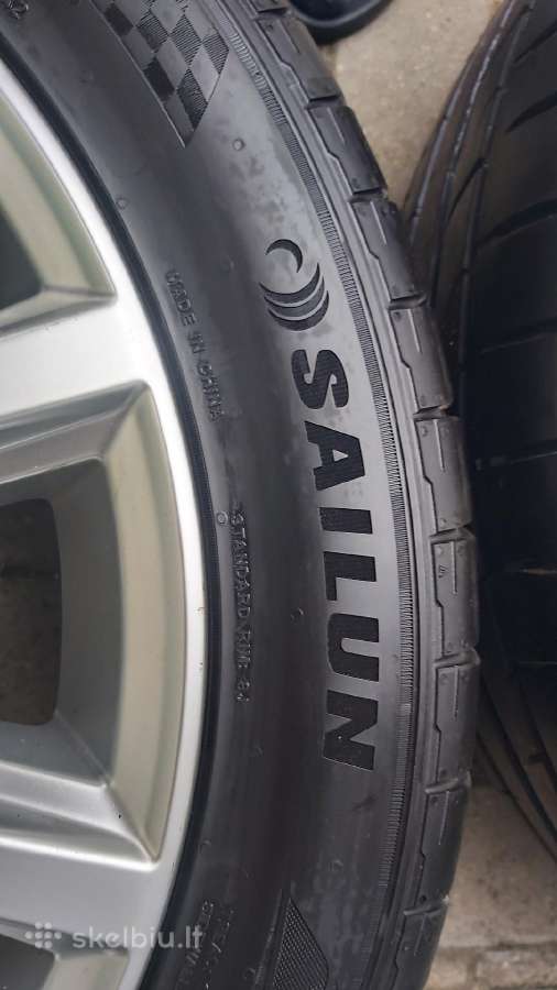 Orginalus VW ratlankiai su padangom R17 - nuotraukos Nr. 5