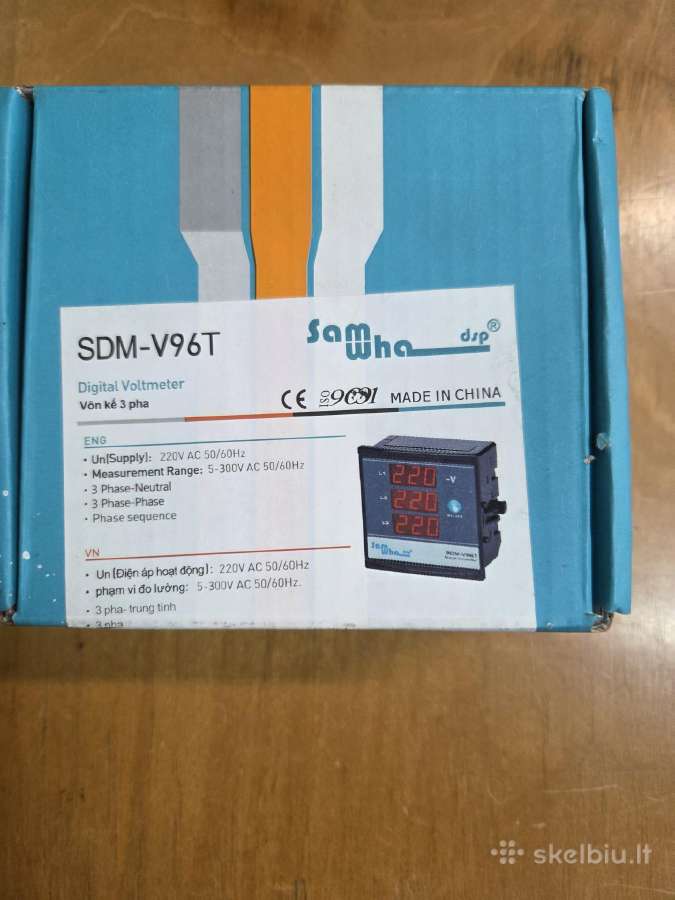 Voltmeter Sdm-v96t - nuotraukos Nr. 2