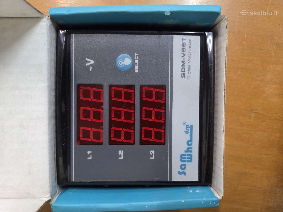 Voltmeter Sdm-v96t - nuotraukos Nr. 3
