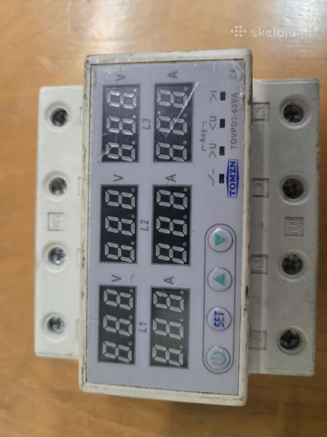 Voltmeter Tovpd3-63va Din Rail 3 - nuotraukos Nr. 2