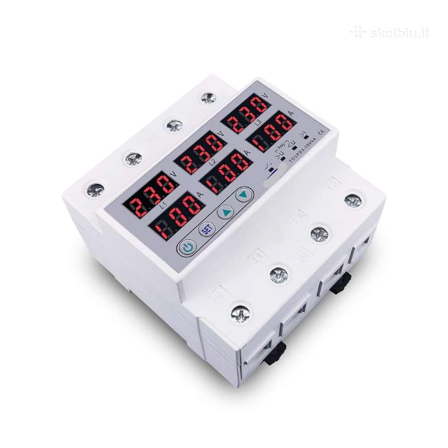 Voltmeter Tovpd3-63va Din Rail 3 - nuotraukos Nr. 3