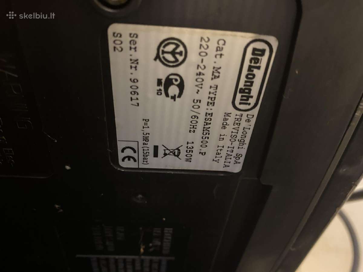 Kavos aparatas Delonghi Esam5500 - nuotraukos Nr. 5