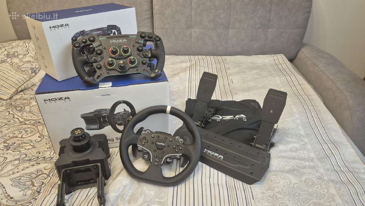 Moza R5 Dd Bundle + Moza Gs V2p Formula-1 Wheel