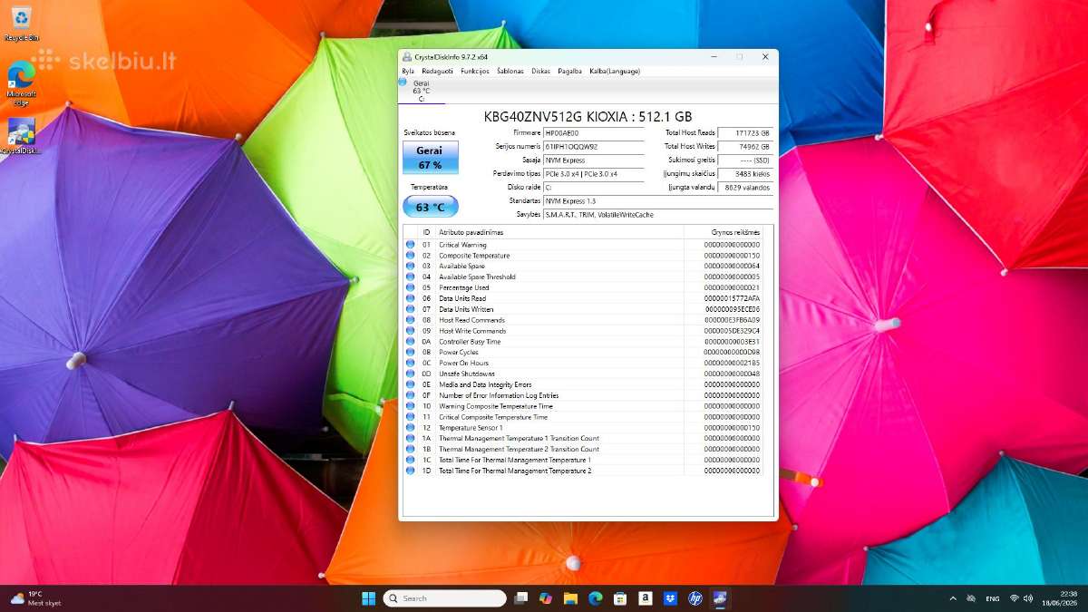 Hp 24"all-in-one ryzen 5 4500u Nvme 512gb Ddr4 8gb - nuotraukos Nr. 7