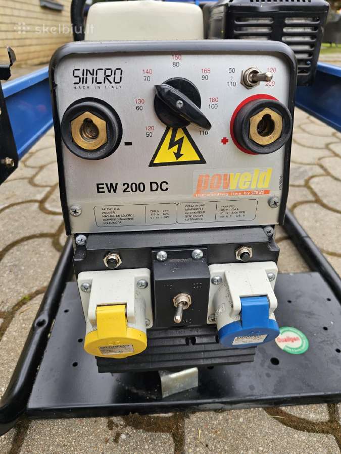 Suvirinimo generatorius Sdmo Vx200-4h - nuotraukos Nr. 2