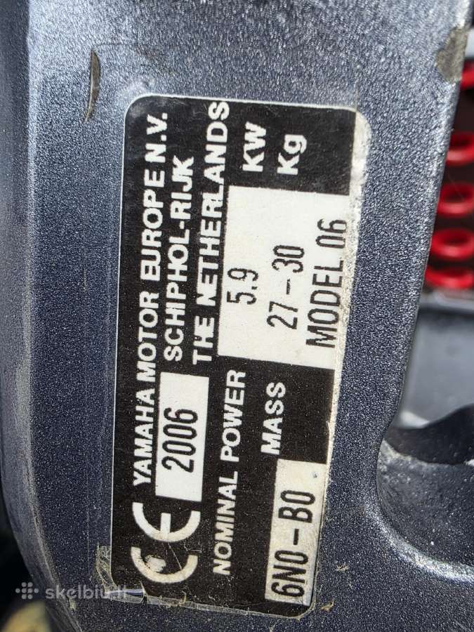 Yamaha 8hk - nuotraukos Nr. 4