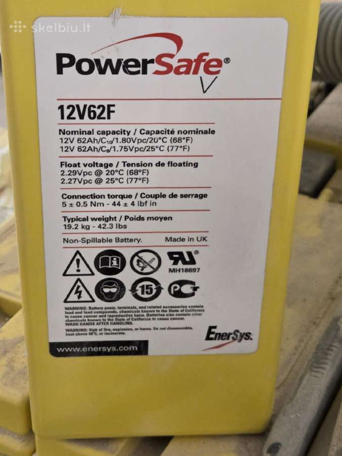 Akumuliatoriai Powersafe