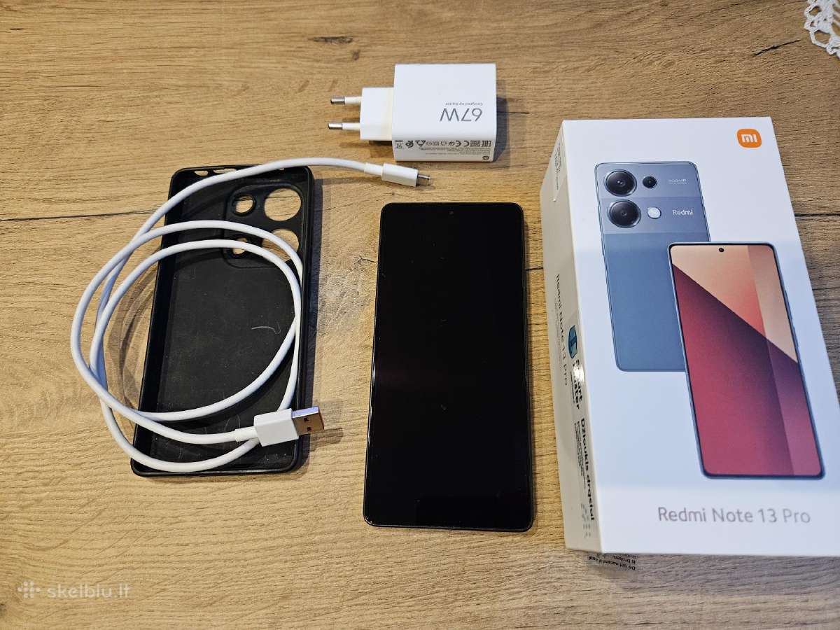 Redmi Note 13 Pro Midnight Black 8gb RAM, 256gb