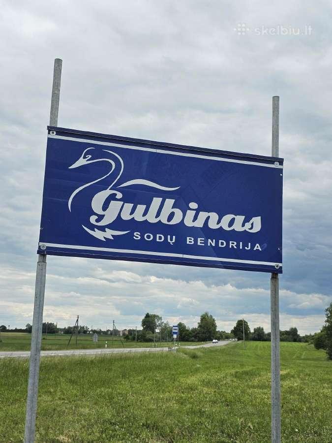 Skubiai parduodamas sodo 6a.sklypas s.b.gulbinas