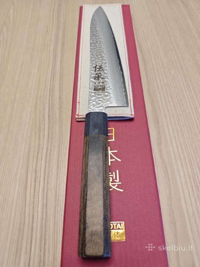 Japoniški damasko plieno peiliai