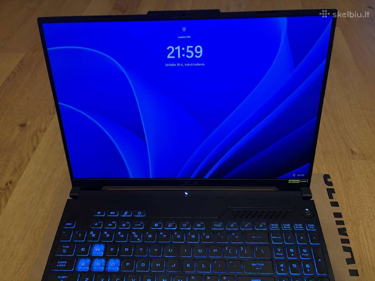 Asus tuf gaming a16 loptopas - nuotraukos Nr. 11