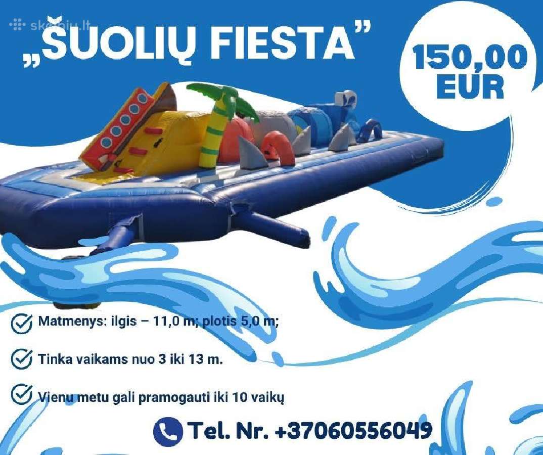 Pripučiamų Batutų nuoma Vilniuje ir apylinkėse - nuotraukos Nr. 7