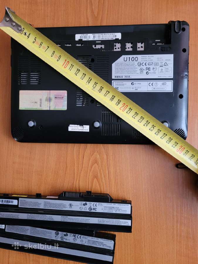 Apardytas Msi Wind U100 kompiuteris su krovikliu - nuotraukos Nr. 7