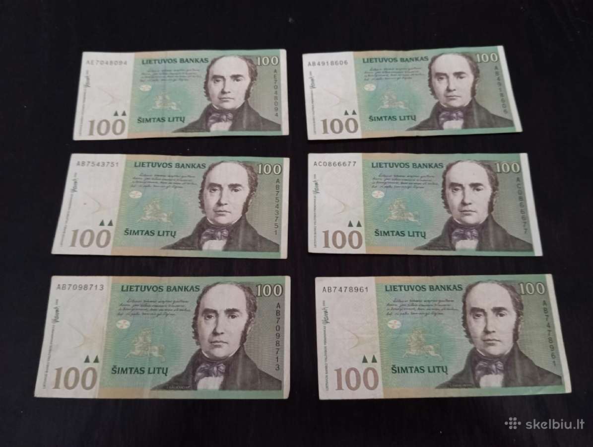 2000m. 100 litų