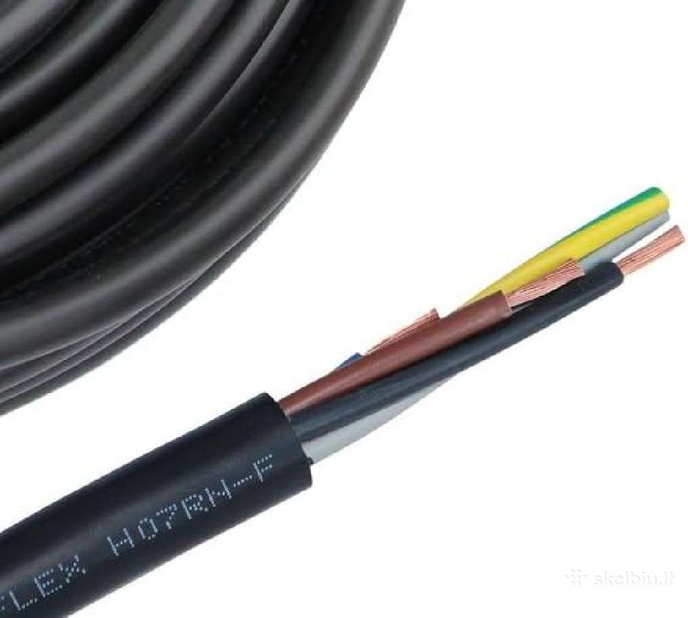 Kabelis H07rn-f 5x6mm su gumine izoliacija