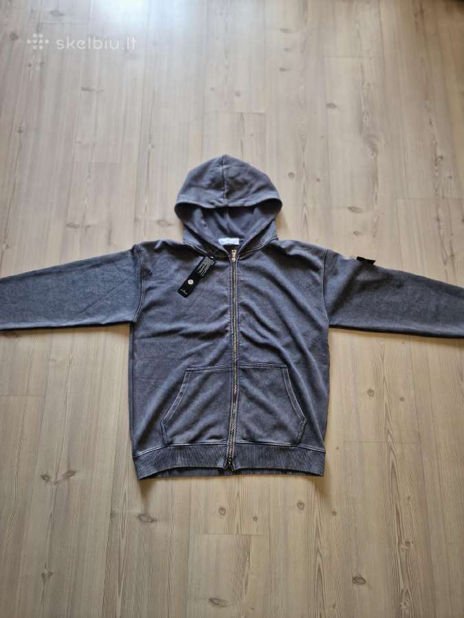 Stone Island Grey hoodie with two patch - nuotraukos Nr. 3