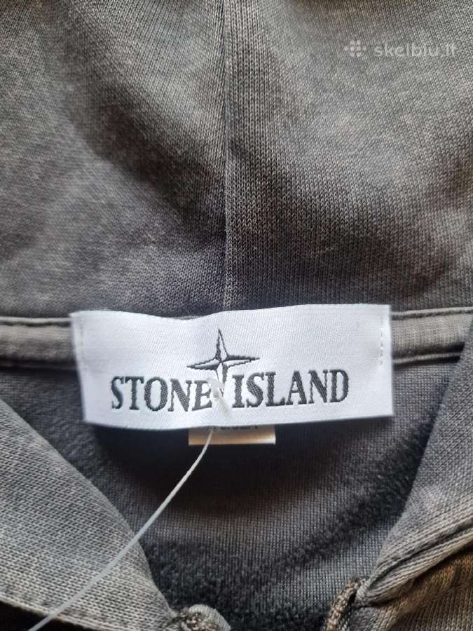 Stone Island Grey hoodie with two patch - nuotraukos Nr. 5