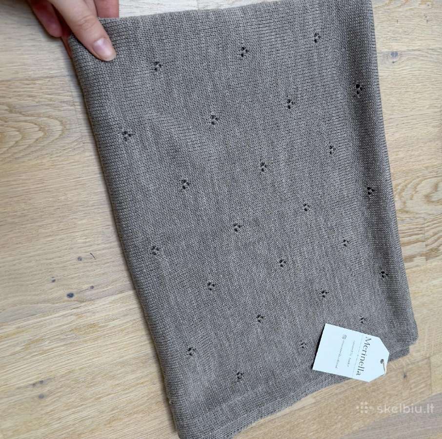 100% merino vilnos pledukai kudikiui, naujagimiui - nuotraukos Nr. 16