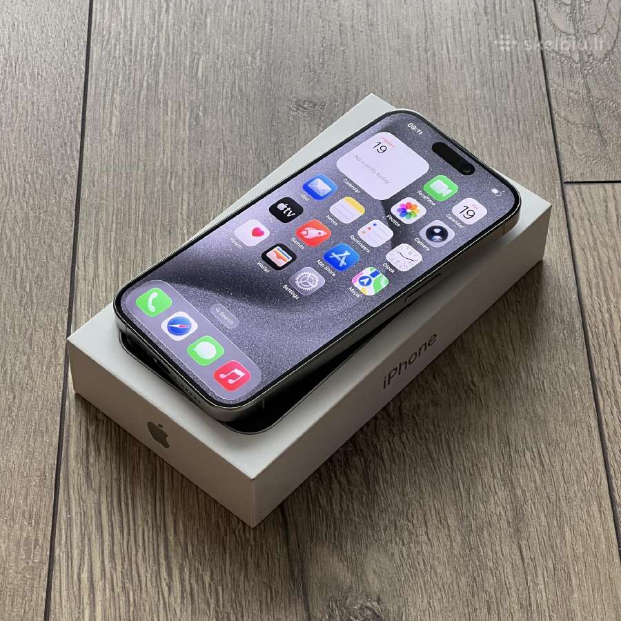 iPhone 15 Pro / 128gb / White / Kaip naujas!