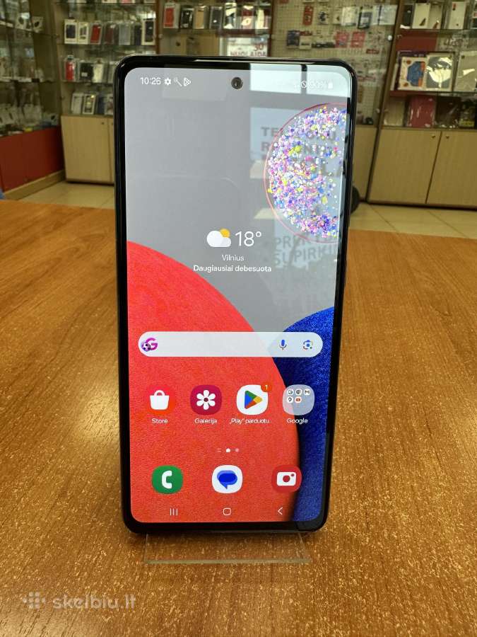 Samsung Galaxy A52s 5G 128 GB (naudotas)