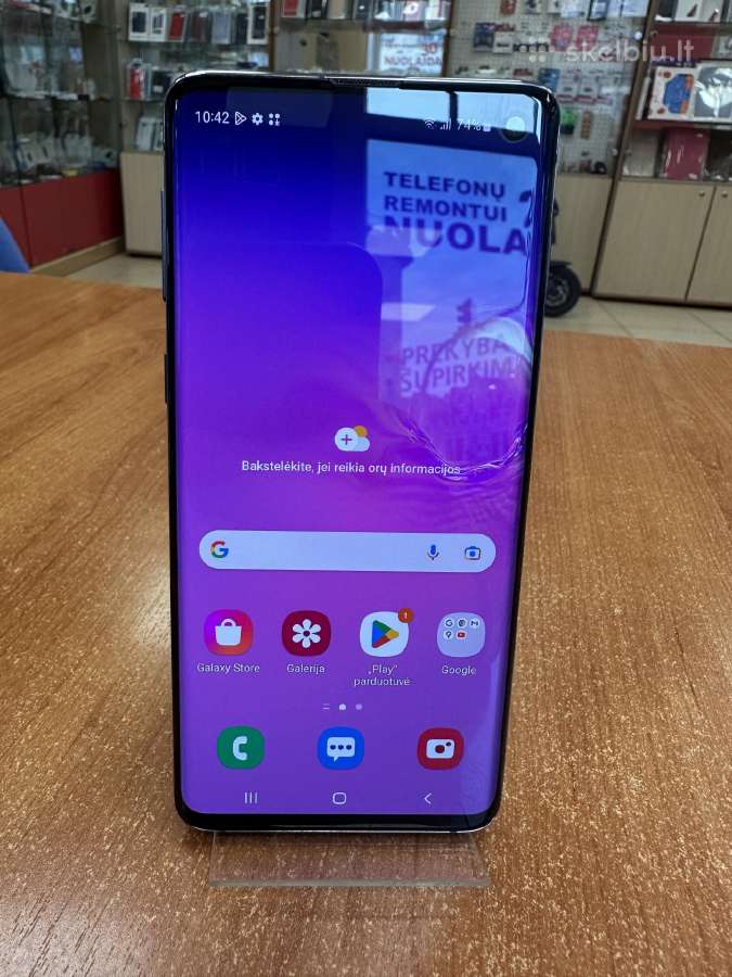 Samsung G973 Galaxy S10 128gb (naudotas)