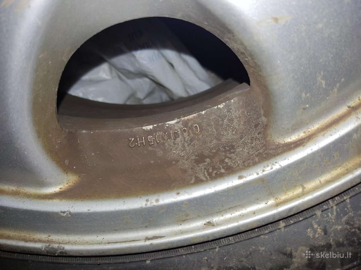 Lieti ratlankiai 5x100 su 195/65 R15 padangomis - nuotraukos Nr. 9