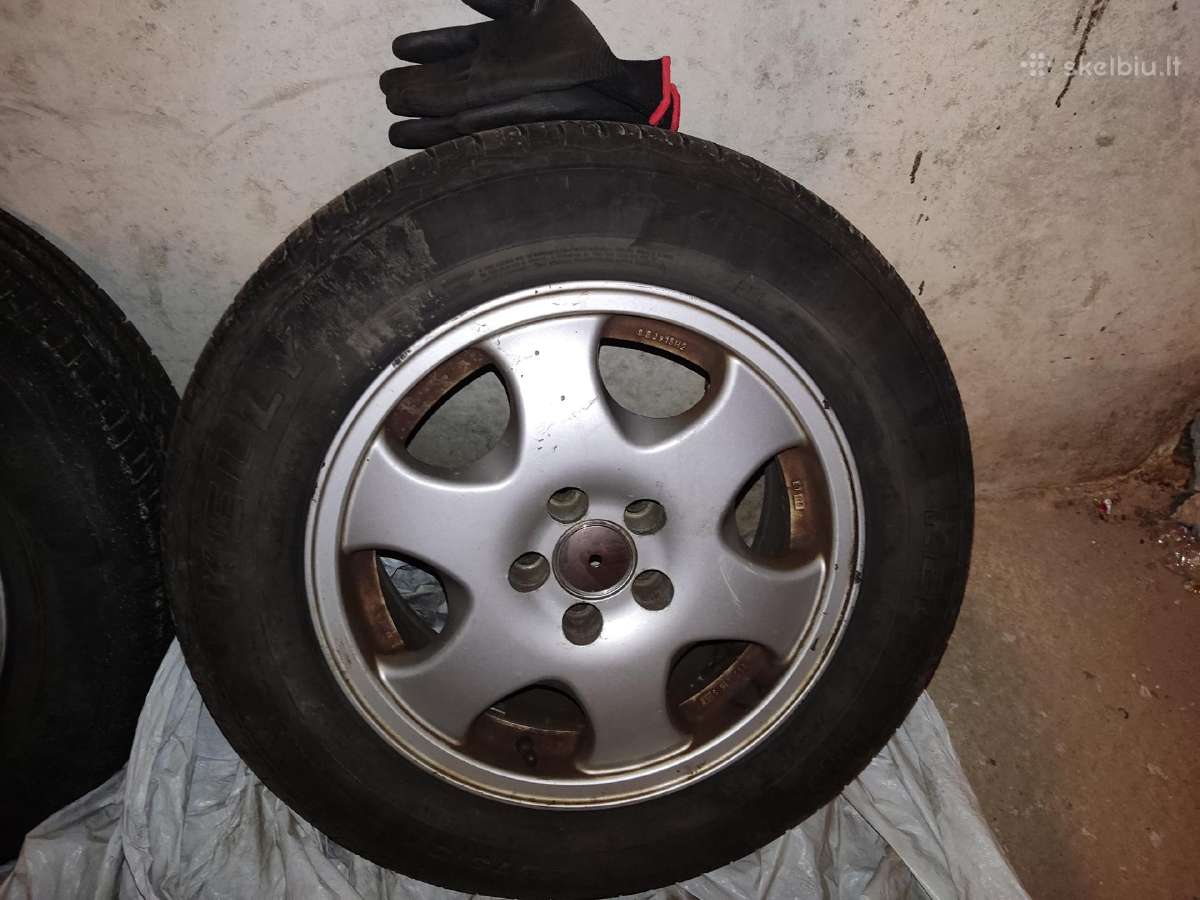 Lieti ratlankiai 5x100 su 195/65 R15 padangomis - nuotraukos Nr. 4