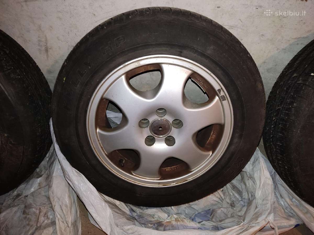 Lieti ratlankiai 5x100 su 195/65 R15 padangomis - nuotraukos Nr. 5