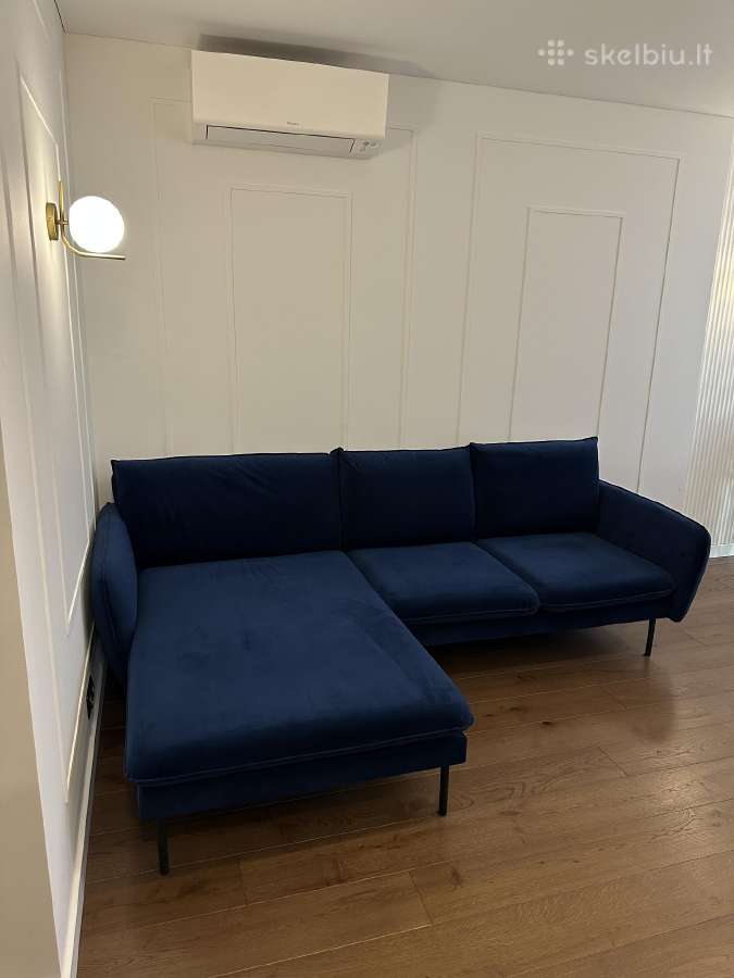 Skandinaviška sofa minkštas kampas