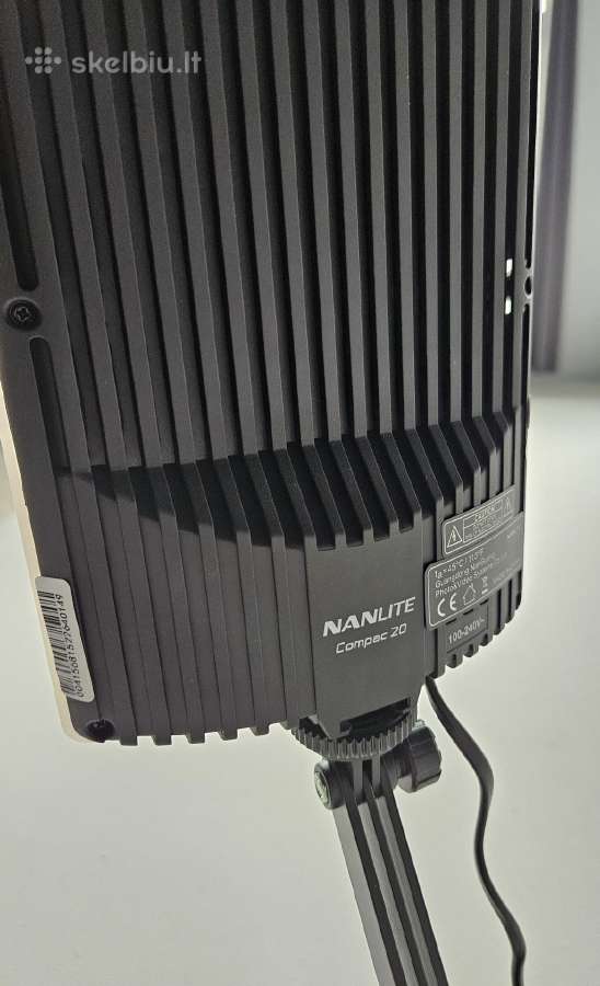 Parduodu Nanlite Compac 20 LED lempą su stovu - nuotraukos Nr. 2