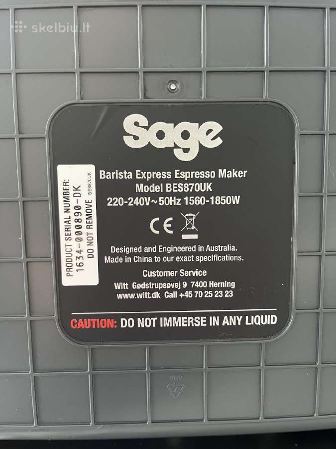 Sage Barista Express remontui - nuotraukos Nr. 15