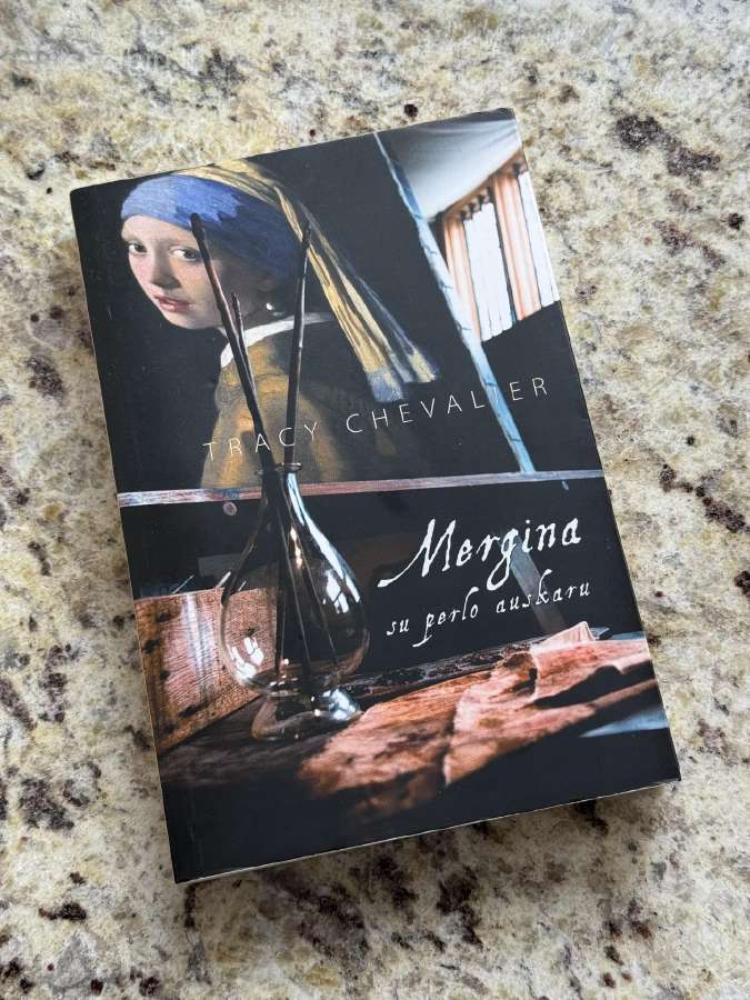 Mergina su perlo auskaru Tracy Chevalier - nuotraukos Nr. 2