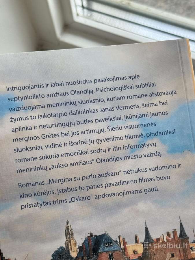 Mergina su perlo auskaru Tracy Chevalier - nuotraukos Nr. 4