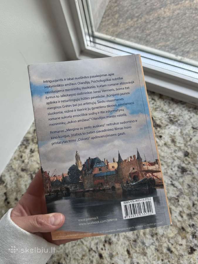 Mergina su perlo auskaru Tracy Chevalier - nuotraukos Nr. 5