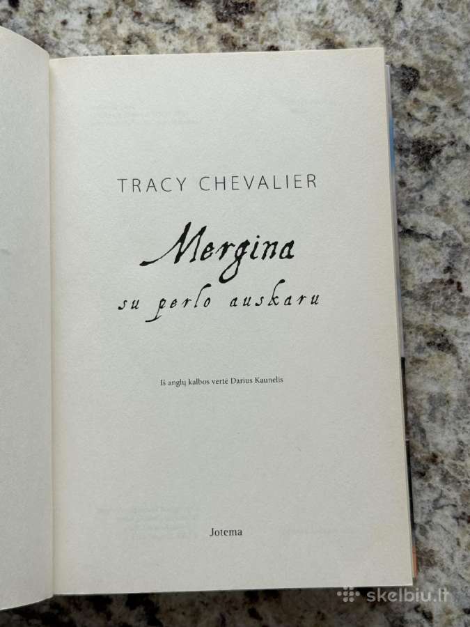 Mergina su perlo auskaru Tracy Chevalier - nuotraukos Nr. 14