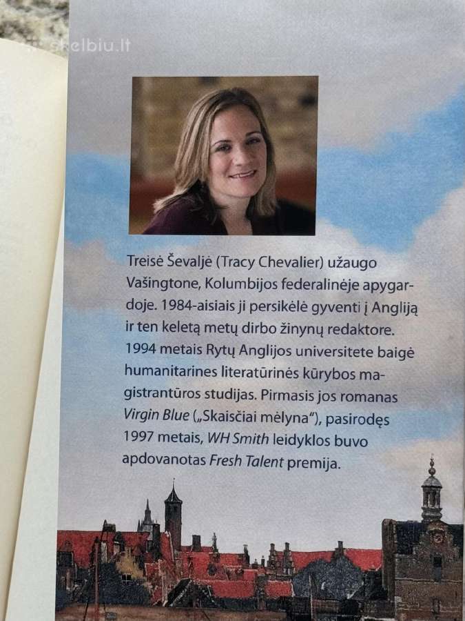 Mergina su perlo auskaru Tracy Chevalier - nuotraukos Nr. 15