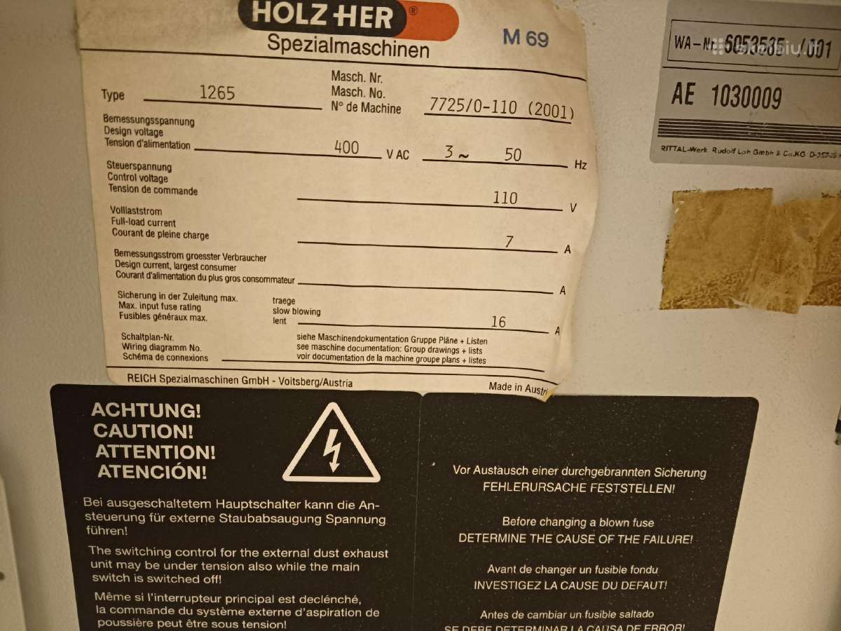 Vertikalios formatinio pjovimo staklės - nuotraukos Nr. 5