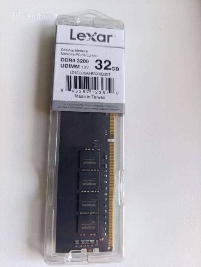 Ddr4 32gb 3200mhz Udimm Lexar RAM
