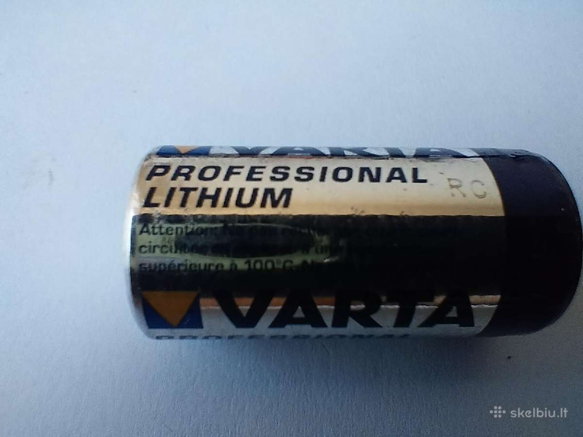 Varta Cr 123 A 3v elementas - nuotraukos Nr. 2