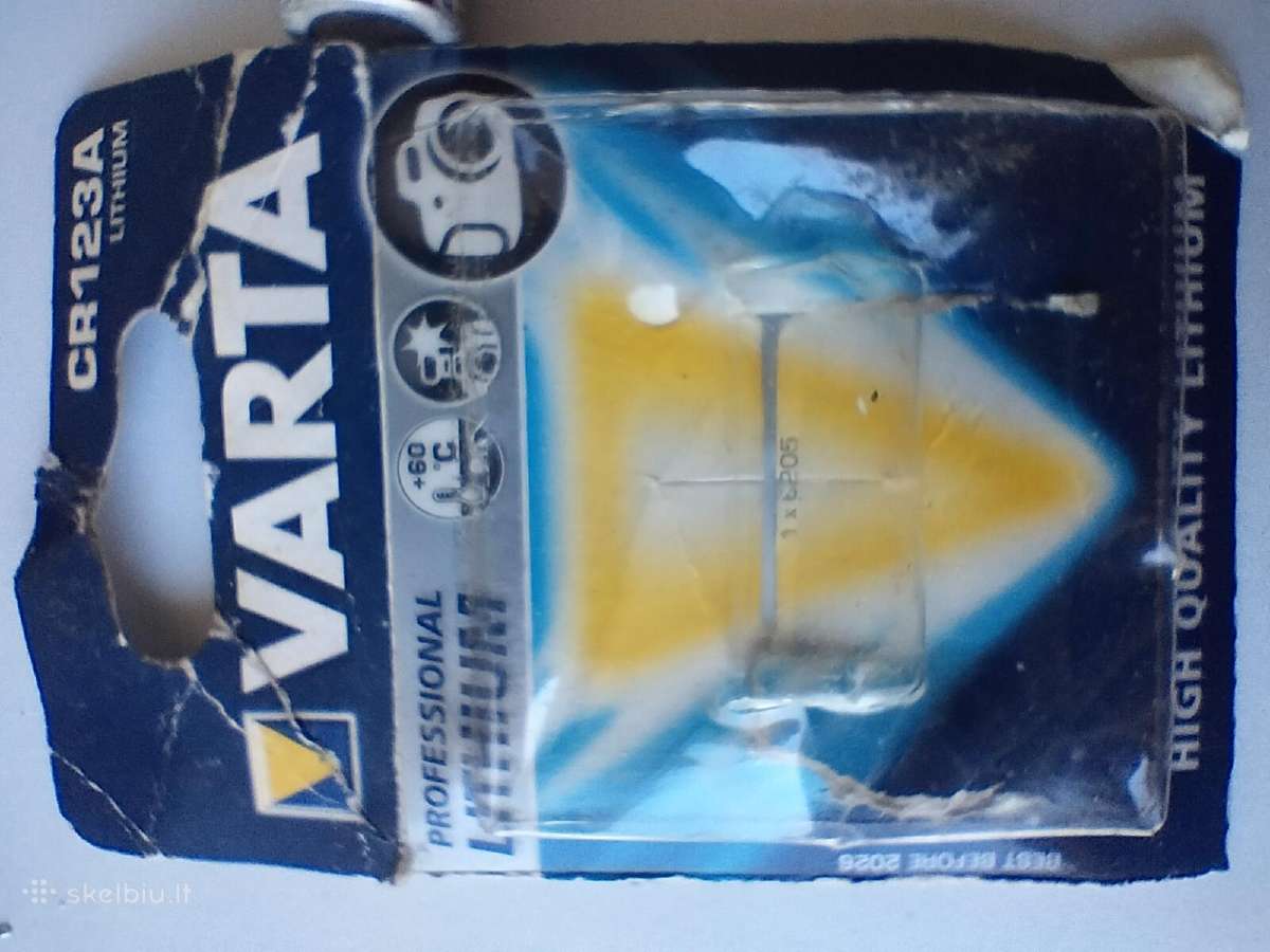 Varta Cr 123 A 3v elementas - nuotraukos Nr. 3