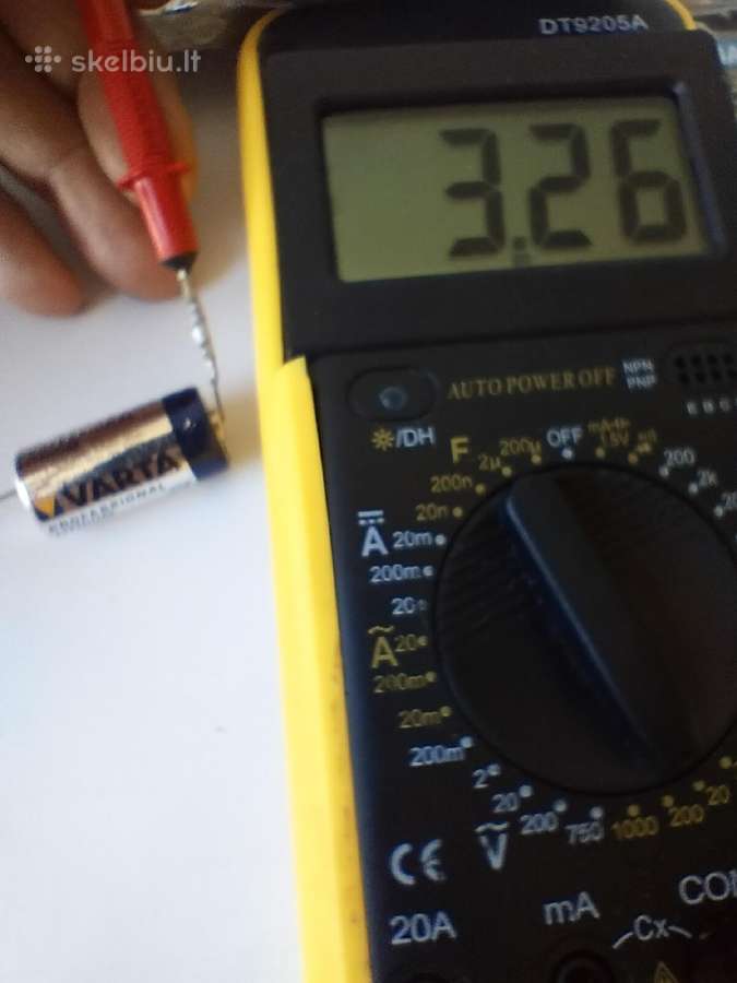 Varta Cr 123 A 3v elementas - nuotraukos Nr. 5